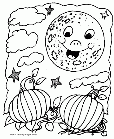 haloween decarations Colouring Pages (page 3)