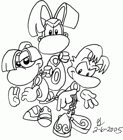 Rayman Coloring Pages | 99coloring.com