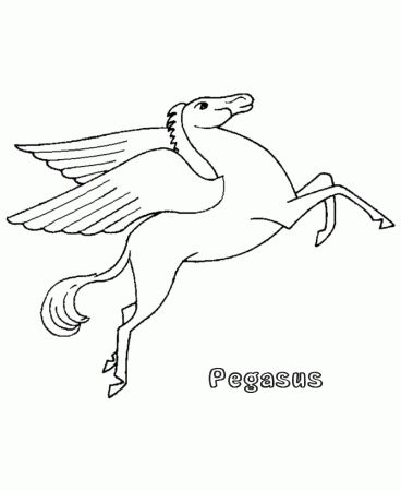 Mythological Creature Coloring Pages - Free Printable Coloring 