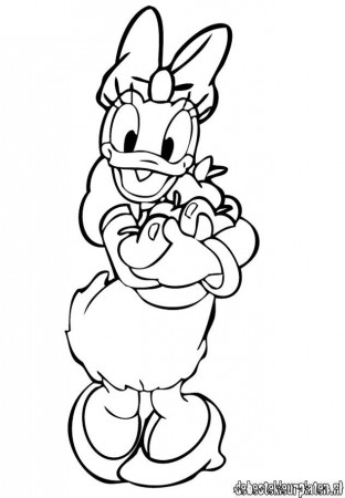 and daisy duck Colouring Pages