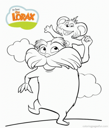 Dr Seuss Coloring Pages The Lorax