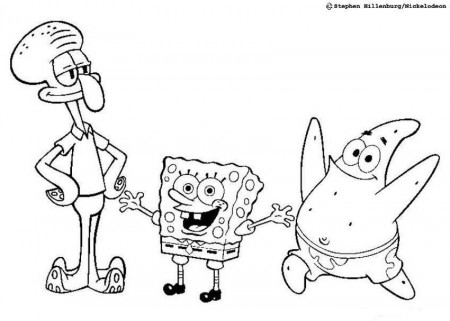 spongebob coloring pages online that you can color | Coloring 