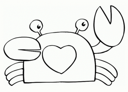 Download Cute Crab Coloring Pages For Children Or Print Cute Crab 