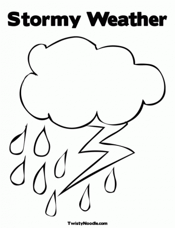 Thunderstorm Coloring Pages 303 | Free Printable Coloring Pages