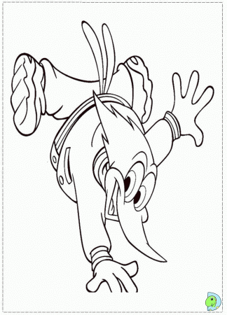 woody woodpecker Colouring Pages (page 3)
