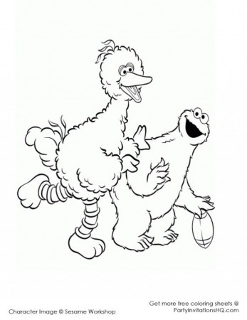 16 Cheerful Big Bird Coloring Pages 3125 Muppet Coloring Pages