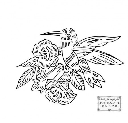 Hummingbird | Embroidery and Cross-Stitch