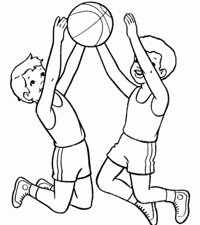 Download Basketball Coloring Pages For Kids Or Print Basketball 