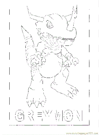 Coloring Pages Digimon Coloring Pages 56 (Cartoons > Digimon 