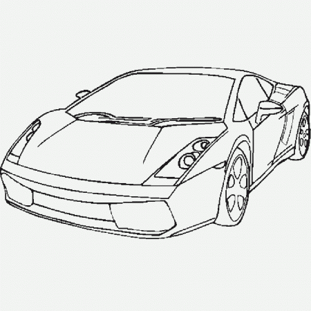 Lamborghini Pictures To Color - HD Printable Coloring Pages