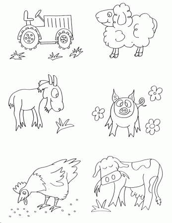Printable farm animal coloring pages ~ Coloring pages coloring 