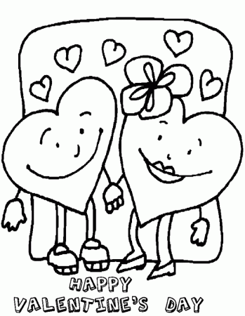 Happy Valentine's Day Coloring Page & Coloring Book