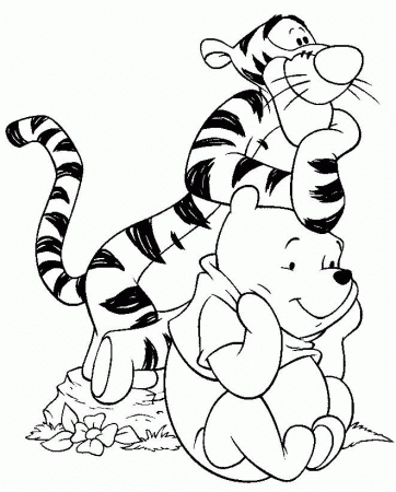 Disney Cartoon Characters Coloring Pages