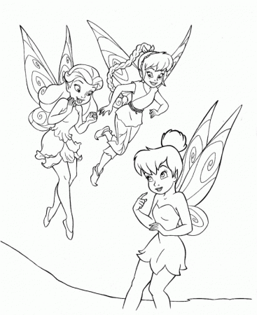 Tinkerbell Friends Coloring Pages Coloring Pages For Kids 190249 