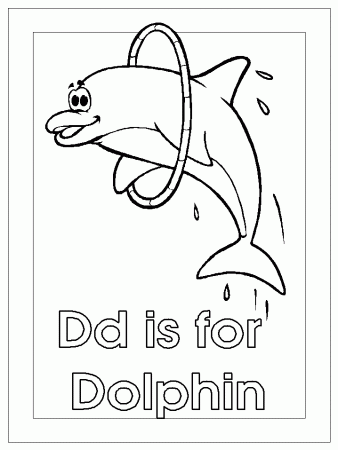 dolphin coloring pages 2014