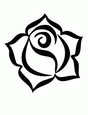 Free Printable Rose Coloring Pages | H & M Coloring Pages