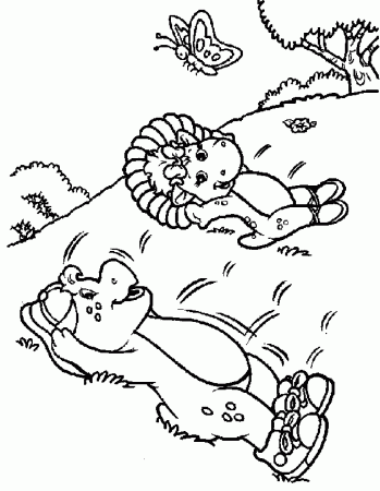 Free-Coloring-Pages.com - Barney