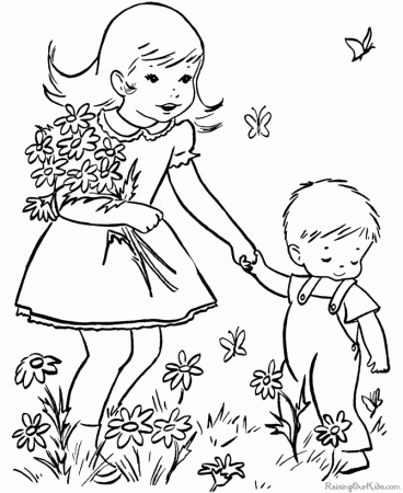 Spring Coloring Pages Printable Free | Free coloring pages
