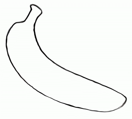 Fruit Banana And Aplle Coloring Page Is Part Of Fruit Coloring 