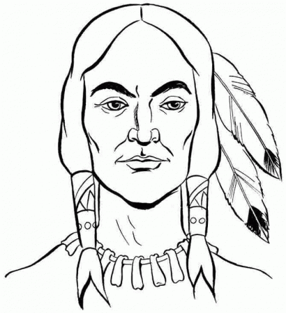 Printable Free Coloring Pages Thanksgiving Indian For Preschool 2179#