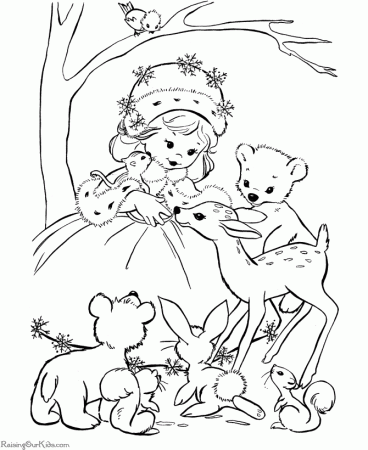 kittens in big house coloring page kids