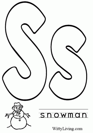 Letter S Coloring Pages | Coloring Pages
