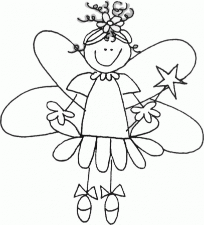 Fairy Coloring Pages and Book | UniqueColoringPages