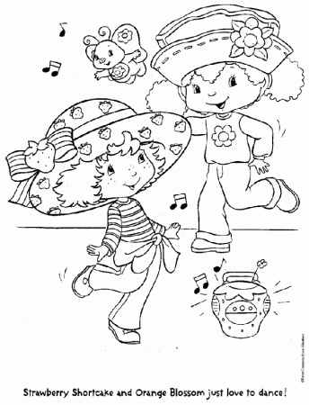 Strawberry Shortcake | Free Printable Coloring Pages 