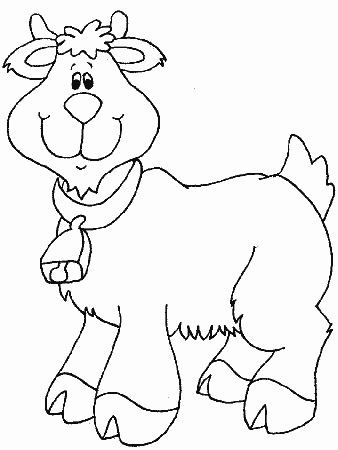 Goat Animals Coloring Pages & Coloring Book