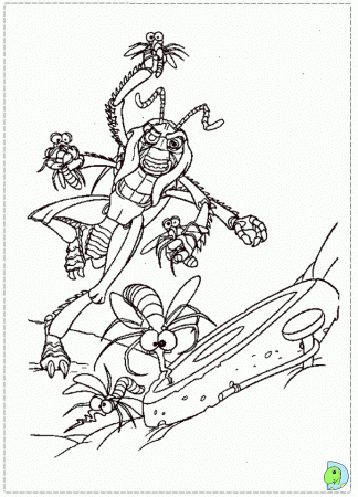 a bugs life coloring page 300 | HelloColoring.com | Coloring Pages