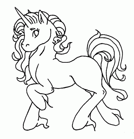 Winged Unicorn Coloring Pages - Free Printable Coloring Pages 