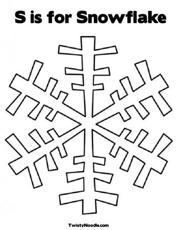 snowflakes Colouring Pages (page 2)