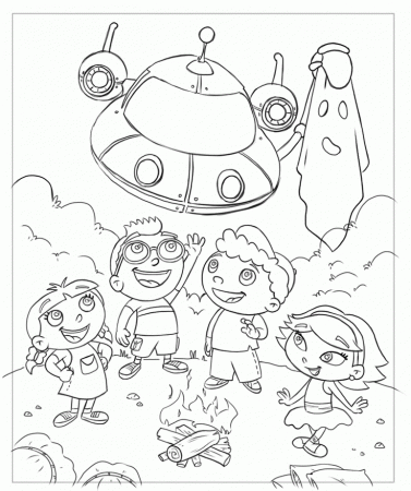 Little Einstein Coloring Page | Bday Party Ideas