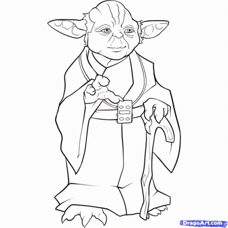 Star Wars Coloring Pages Printable Yoda | Online Coloring Pages