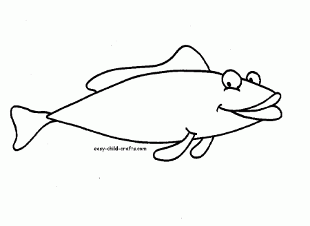 Simple Fish Coloring Pages Images & Pictures - Becuo