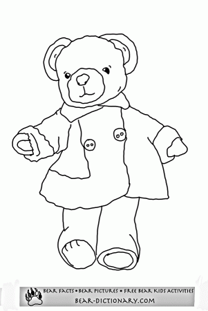 Free Teddy Bear Coloring Pages 676 | Free Printable Coloring Pages