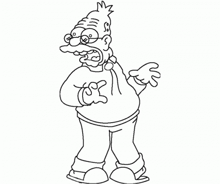 8 The Simpsons Coloring Page