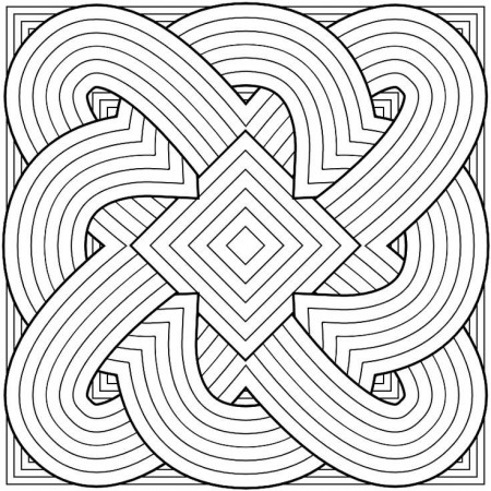 Coloring Pages Geometric | Free coloring pages for kids
