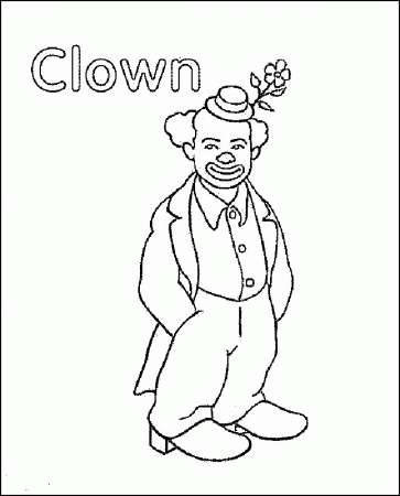 Clowns Coloring Pages 6 | Free Printable Coloring Pages 