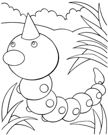 Coloring Sheets Cartoon Pokemon Free Printable For Kids & Boys 23284#