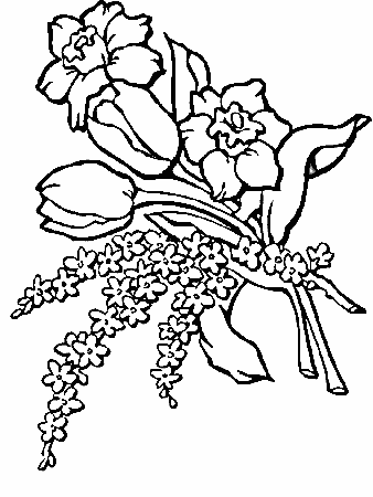 Flower Coloring Pages 2 | Coloring Pages To Print