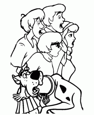 Scooby Doo Coloring Pages - Scooby Doo - Free Printable TV and 