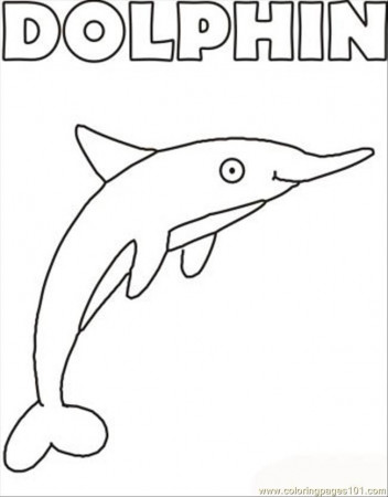 dolphin free Colouring Pages (page 3)