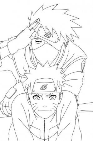 new naruto Colouring Pages