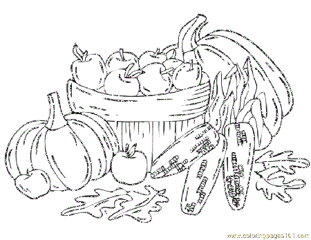 Coloring Pages Autumn Harvest | Free coloring pages for kids