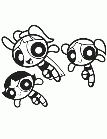 Free Printable Powerpuff Girls Coloring Pages | HM Coloring Pages