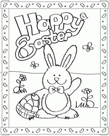 Free Printable Easter Egg Coloring Pages For Kids - #17365.