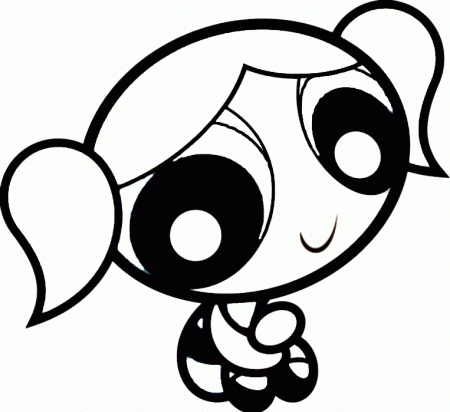 blossom powerpuff Colouring Pages (page 2)