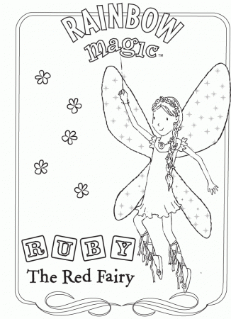 rAIN BOW magic Colouring Pages