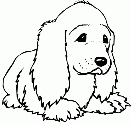 Print And Coloring Page Dog For Kids | Coloring Pages